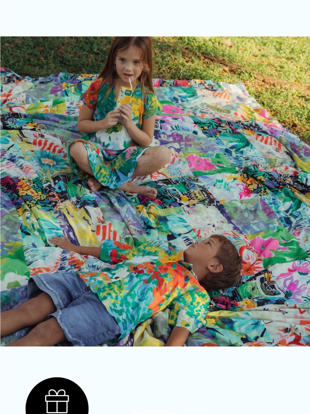Jams World Bright Multicolor Patchwork Comforter - Green, Pink, Orange, Blue